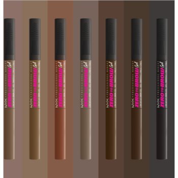 NYX Professional Makeup Zero To Brow Gel gel pentru sprancene cu aplicator - imagine 3